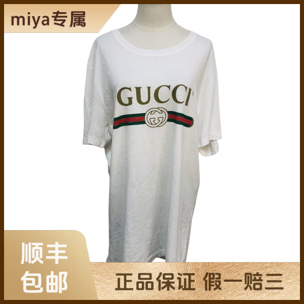 妃鱼/古驰/棉/T恤/95新/M3/4