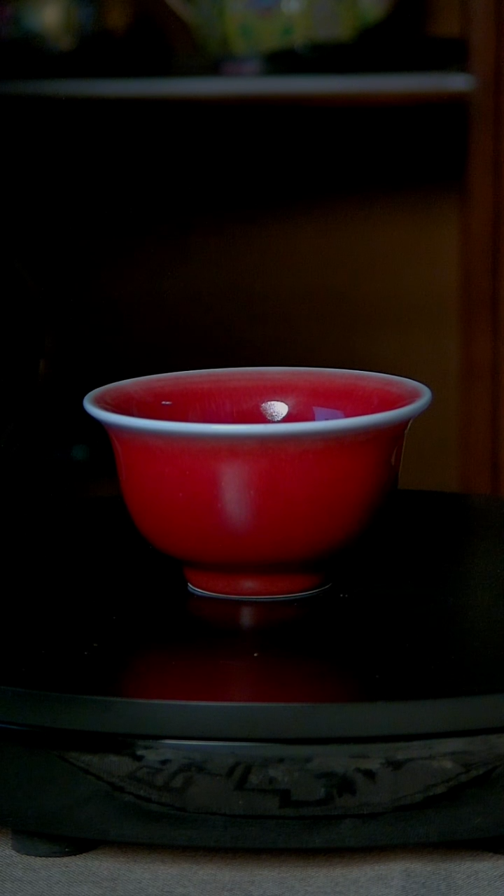 景德镇手工郎红主人杯