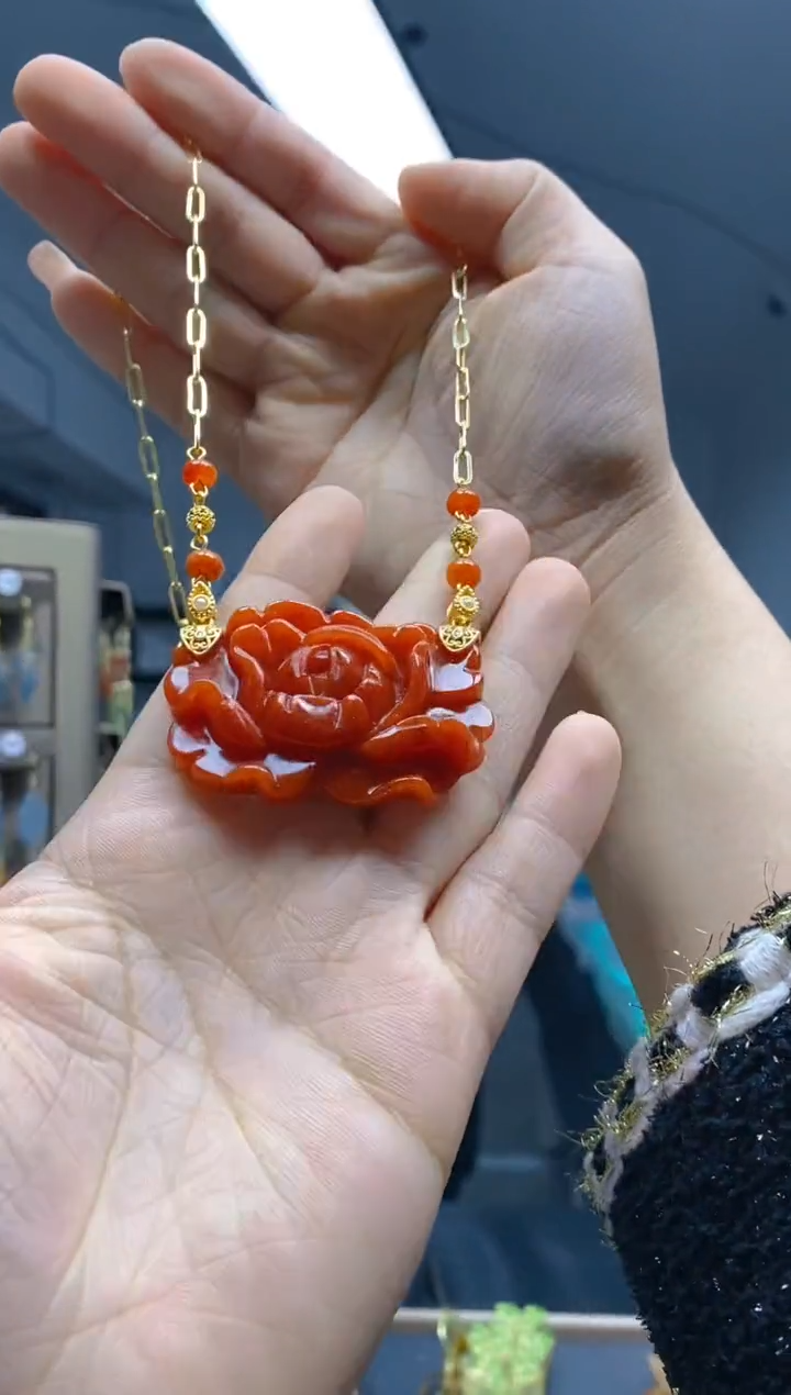 【闪购商品】翡翠耳饰合金0522翡翠锁骨链