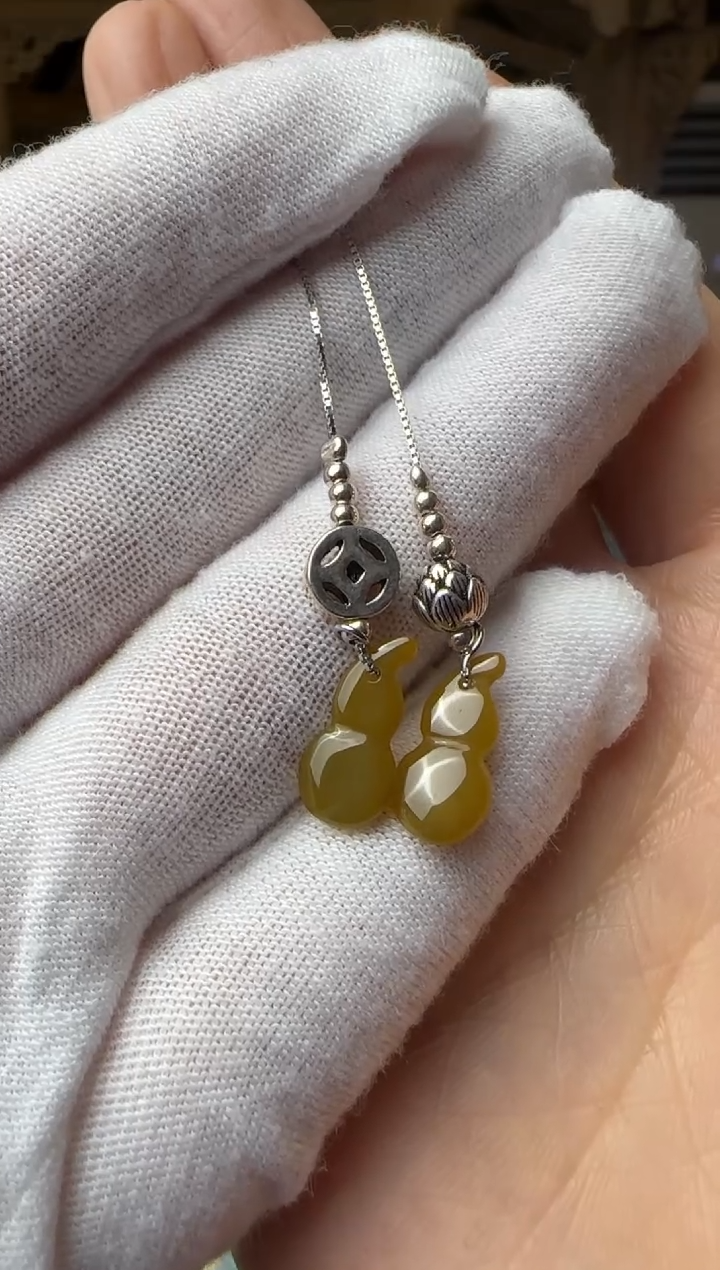 【闪购商品】玛瑙/玉髓耳钉未镶嵌耳环