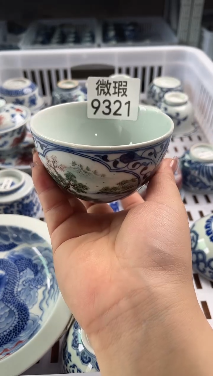 其他景德镇手工手绘微瑕9321