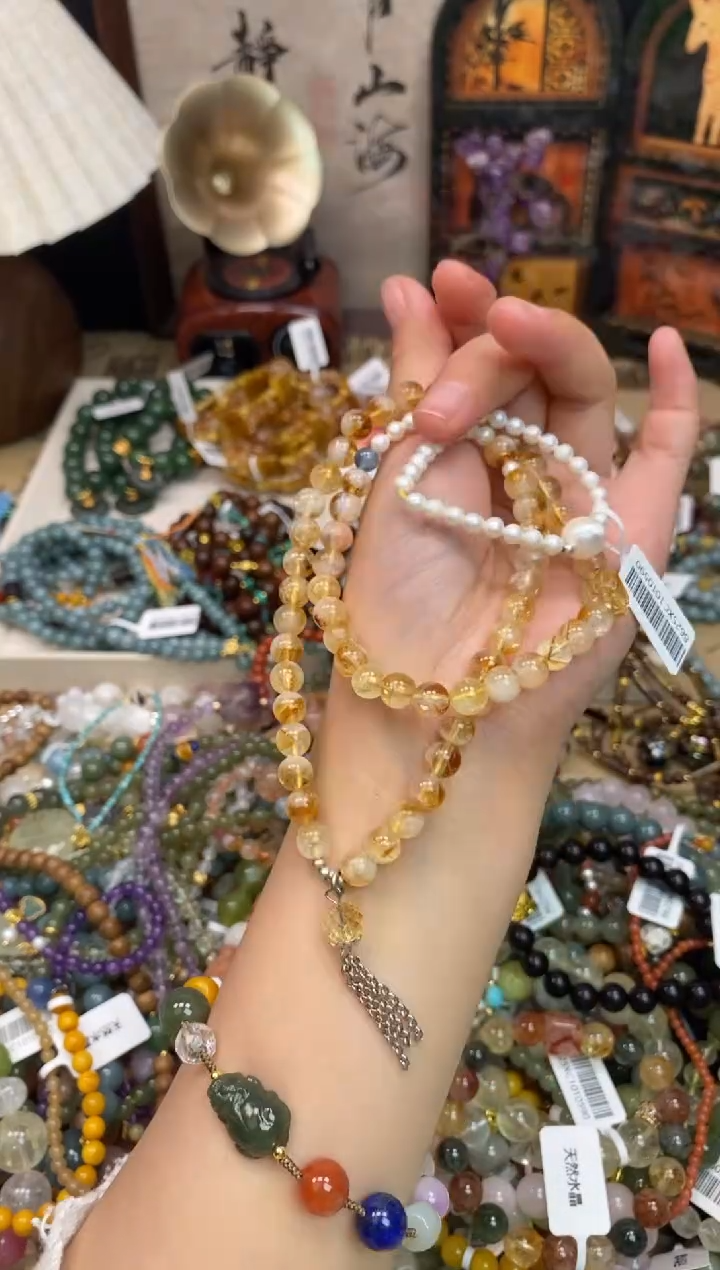 未镶嵌手链黄晶414