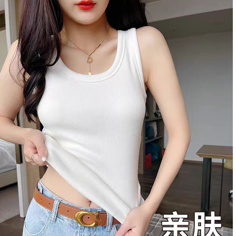 5287女士新款带胸垫背心