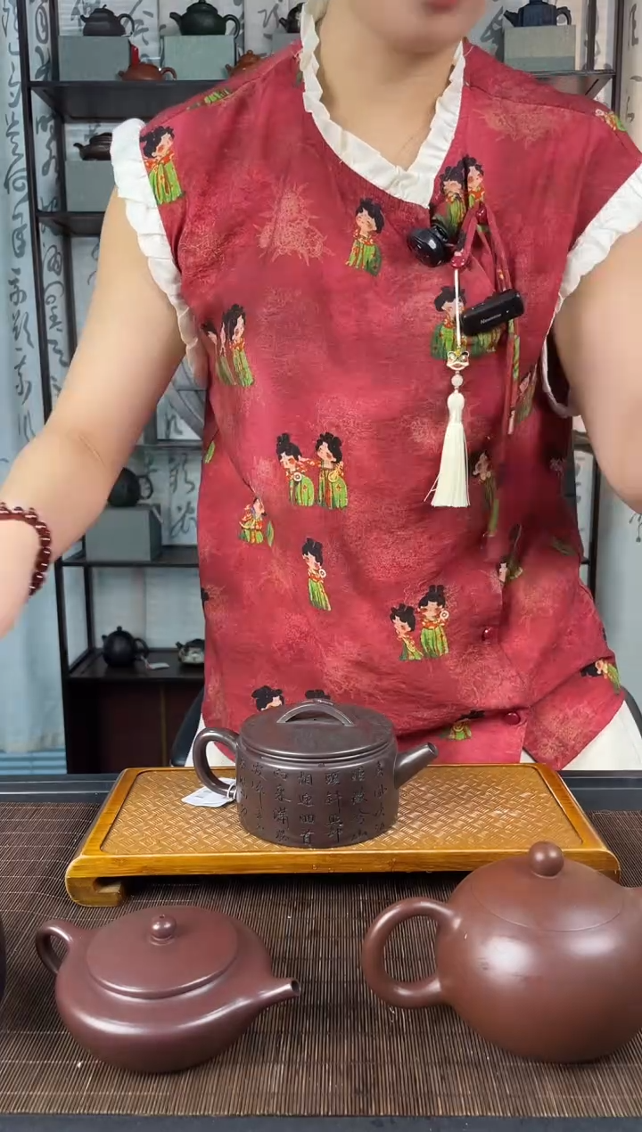 茶壶紫砂黄鹤楼大口汉瓦 2007赤龙血砂 赵晖