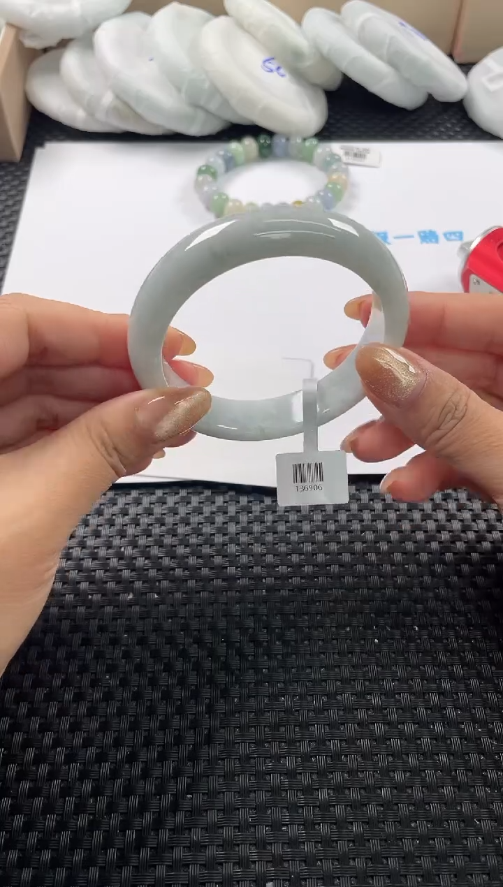 未镶嵌手镯翡翠基地发货H9985 54+