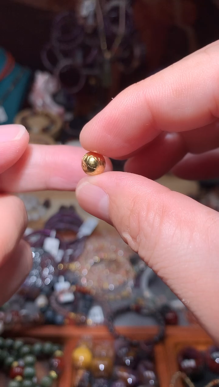 水晶珠宝半成品未镶嵌天铁8mm