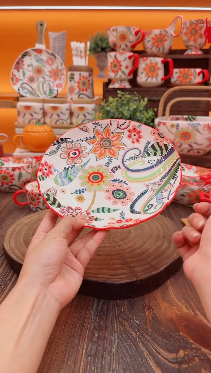 罐景德镇陶瓷餐具碗碟盘子