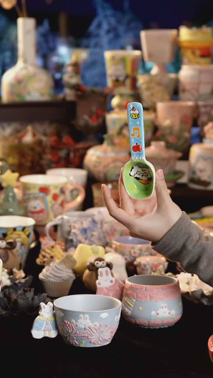 其他陶景德镇釉下彩手绘设计师款陶瓷