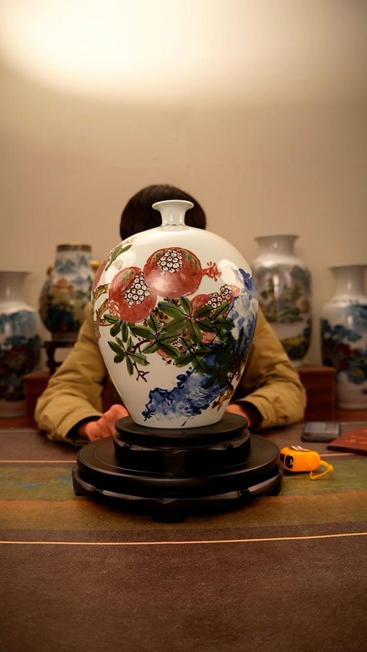 【闪购商品】摆件瓷造确保手工手绘作品