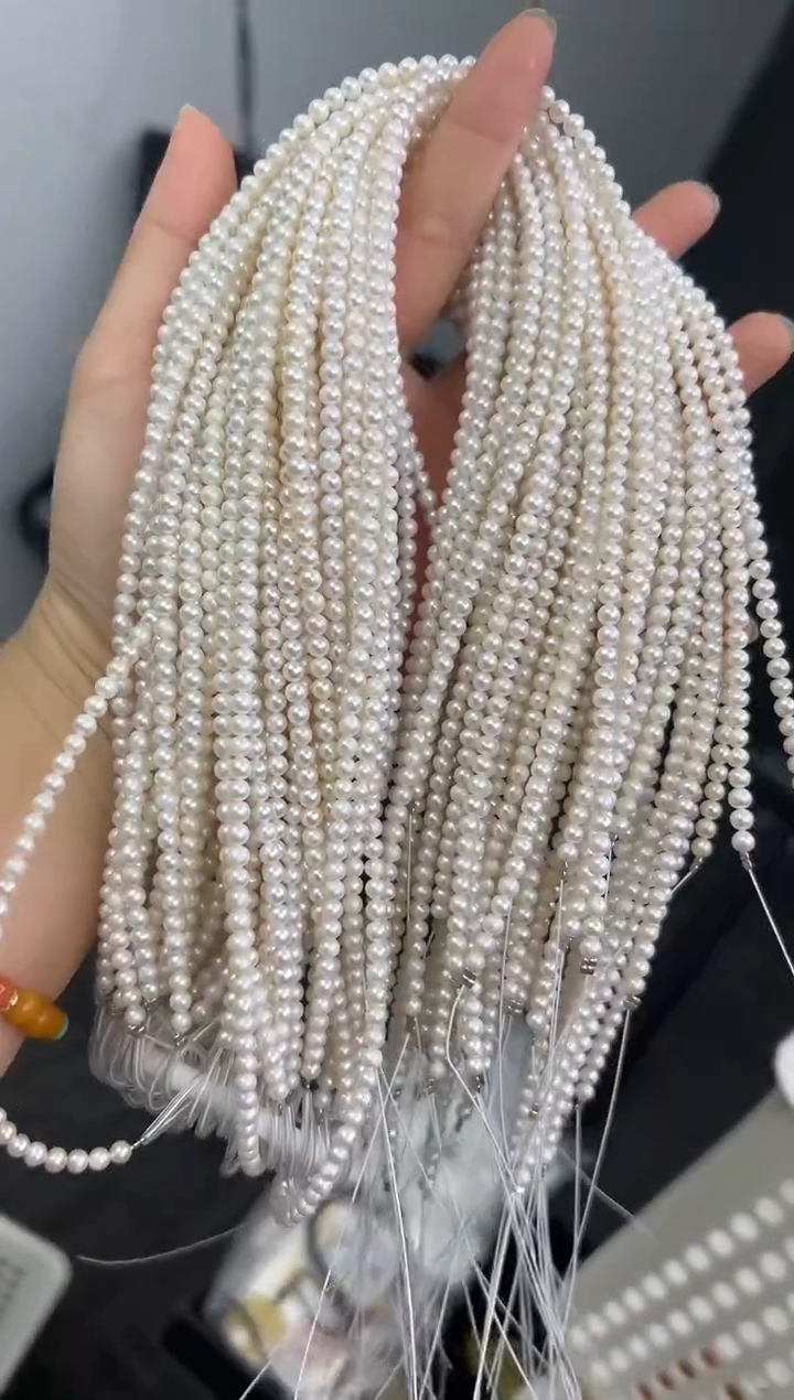 未镶嵌珍珠配链淡水珍珠珍珠配链多样性发一条