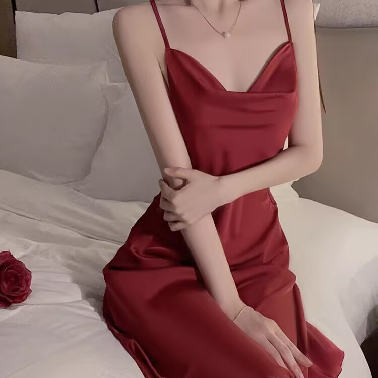 性感蕾丝网纱少女连体紧身睡衣法式显瘦纯欲迷人睡裙居家甜美