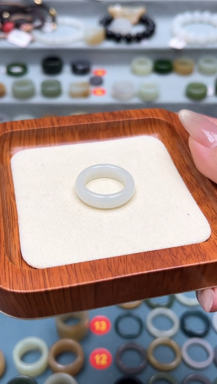 【闪购商品】和田玉戒指未镶嵌16号