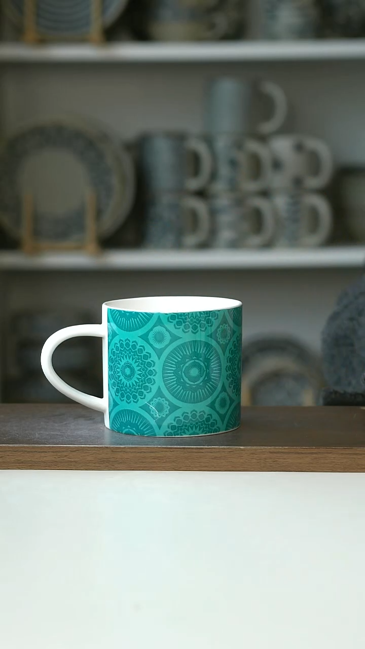 陶出英国设计师款马克杯350ml@7-7@微瑕