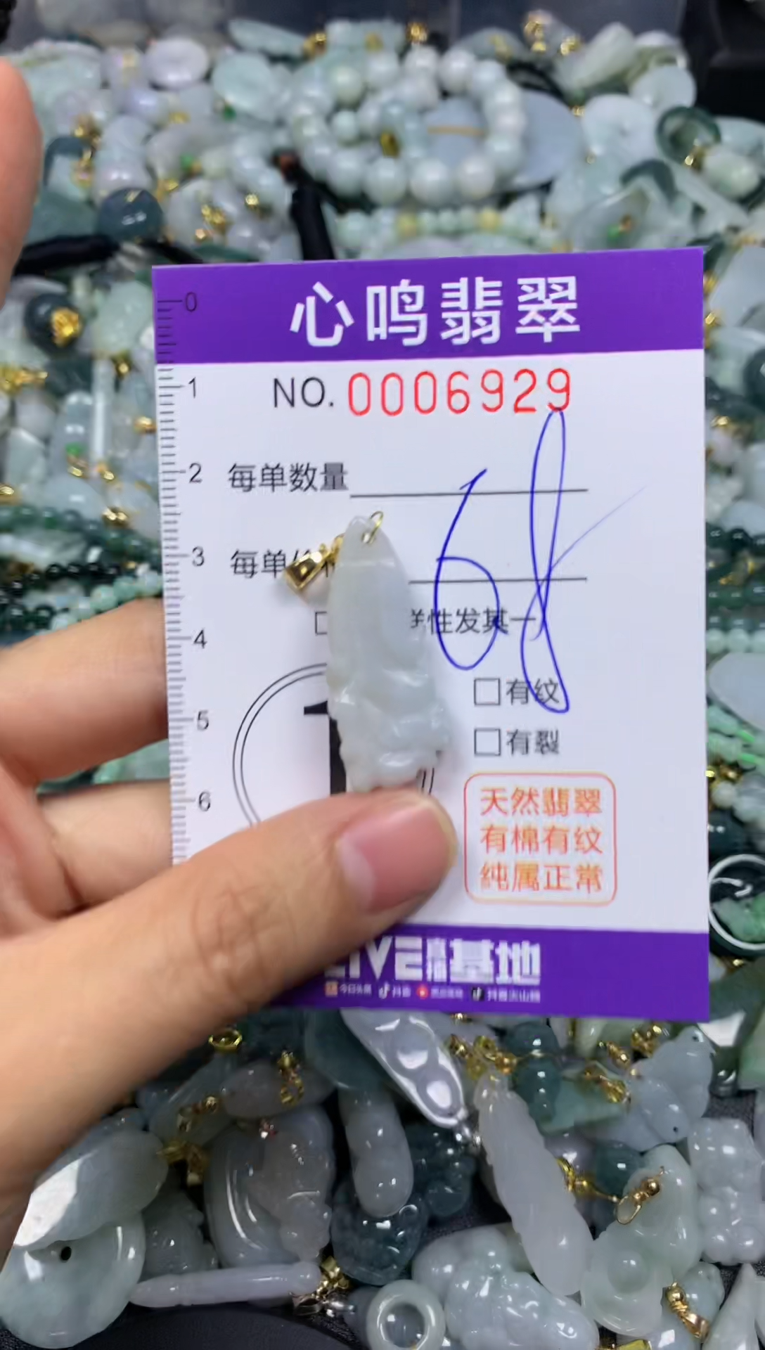 【闪购商品】翡翠颈饰未镶嵌闪购006929