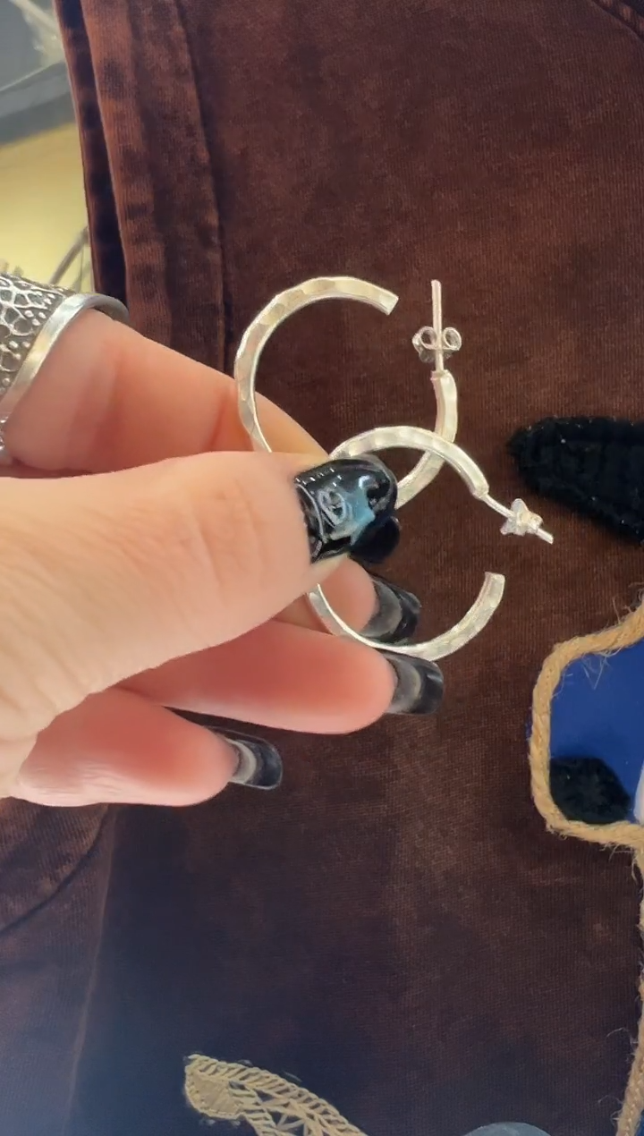 无925银牛*牛耳饰