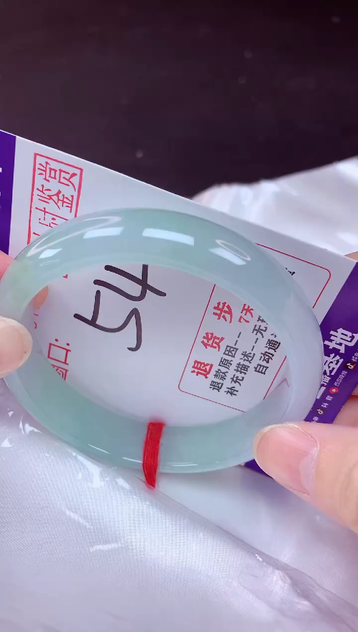 未镶嵌手镯翡翠54（48小时鉴赏期 ）
