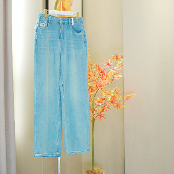 夏季时尚显瘦高腰修身牛仔裤A8015