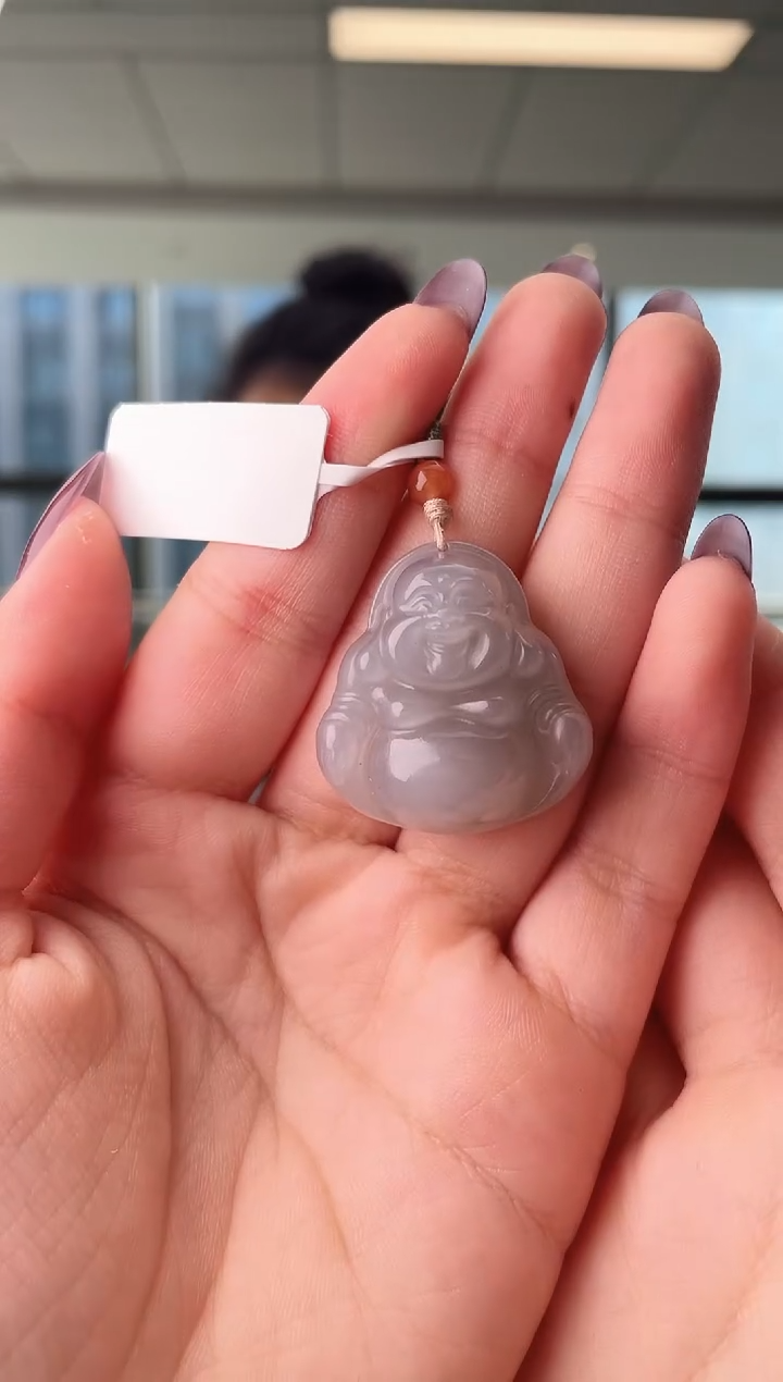 颈饰未镶嵌和田玉佛公 无