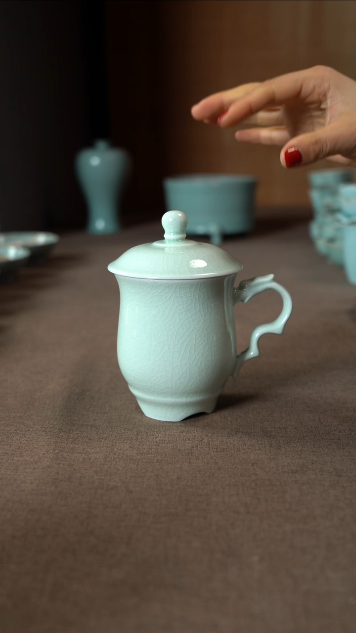 【闪购商品】汝瓷主人杯碗壶瓶樽洗