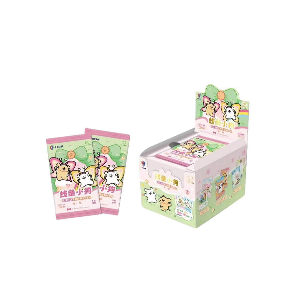 【玩法合集】卡宝文创线条小狗 汪汪日记之郊游篇系列2元包收藏卡牌