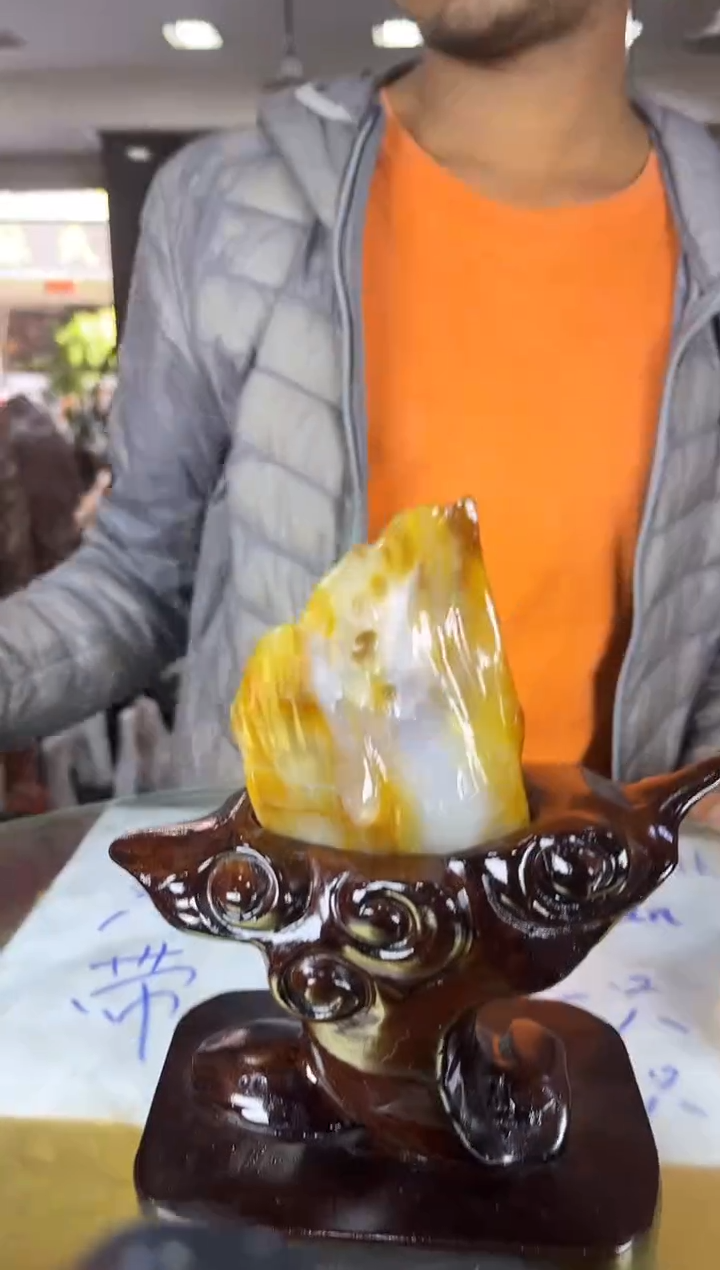 未镶嵌珠宝奇石硅化玉缅甸天然树化玉精品居家摆件