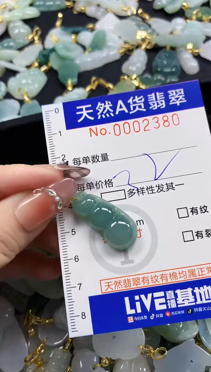 颈饰未镶嵌翡翠天然A货翡翠