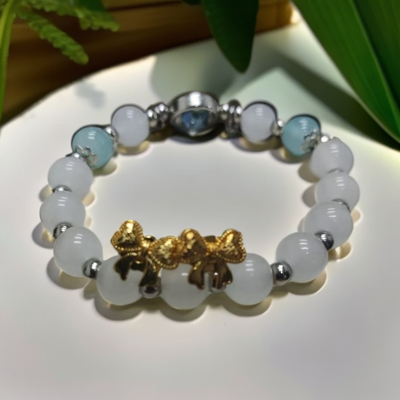 丹凤高奢--在逃公主蝴蝶结耳钉c152DH