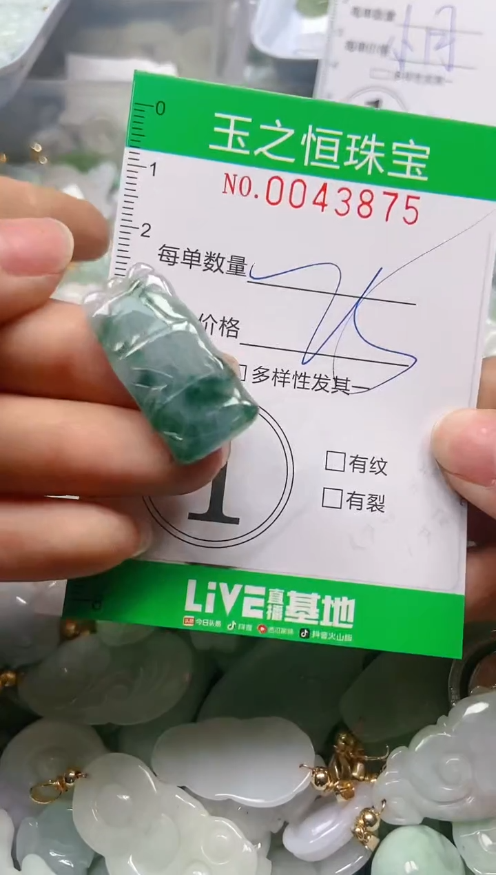 【闪购商品】翡翠颈饰未镶嵌闪购0043875