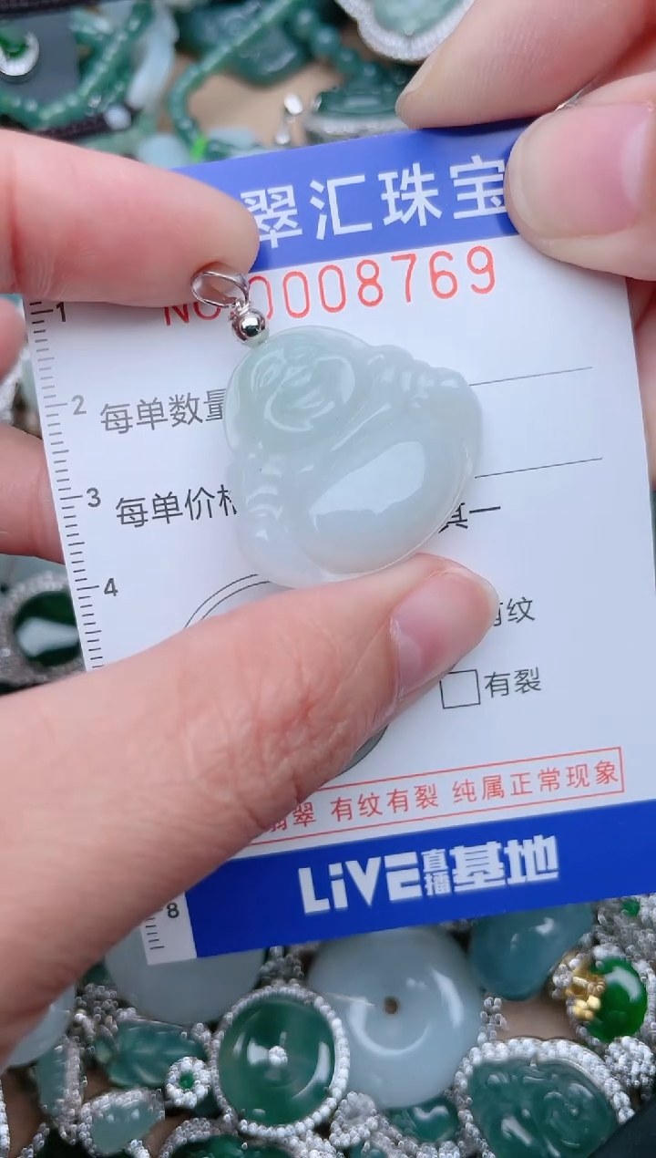 【闪购商品】翡翠颈饰未镶嵌8769........1