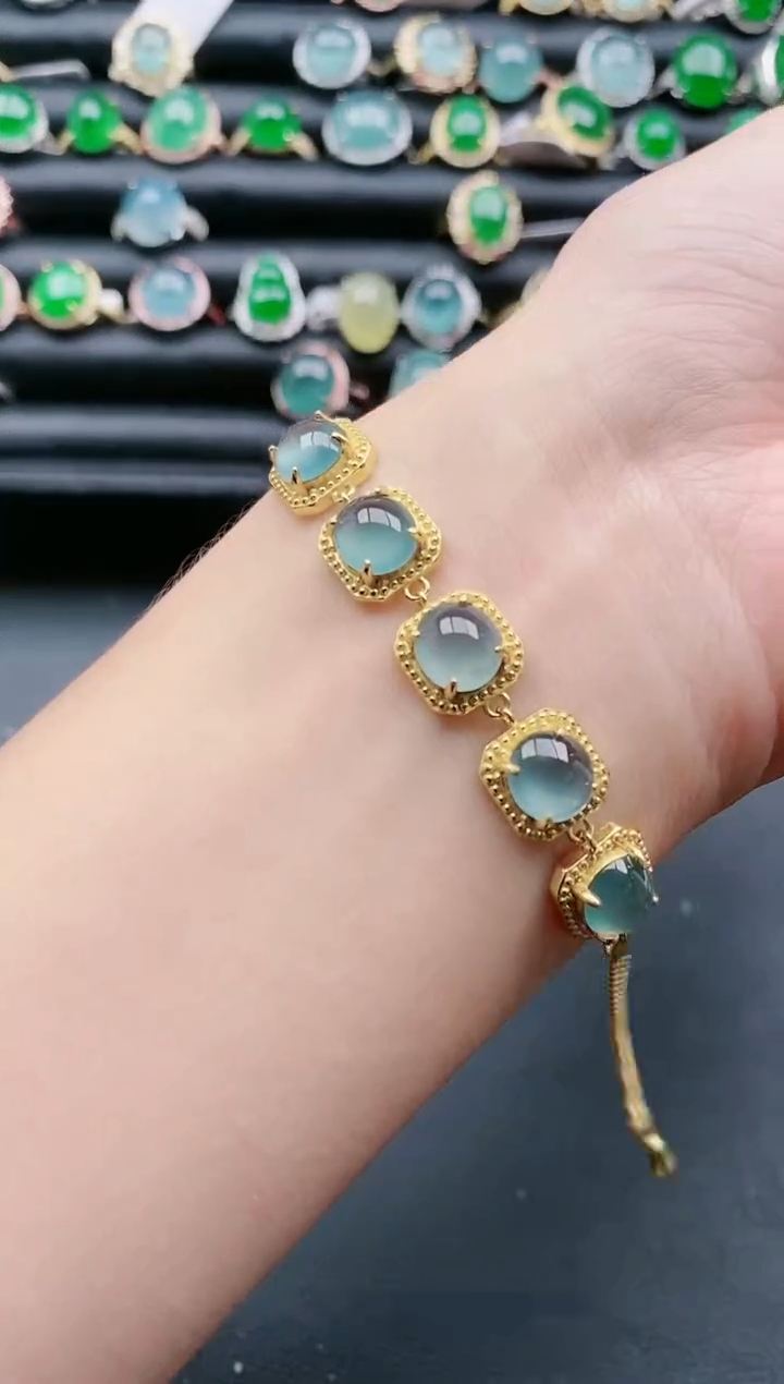 【闪购商品】翡翠戒指银S925镶嵌1111111