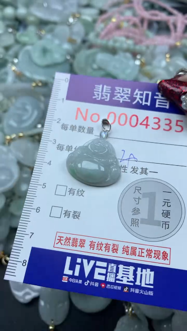 吊坠(不含链)未镶嵌翡翠4335