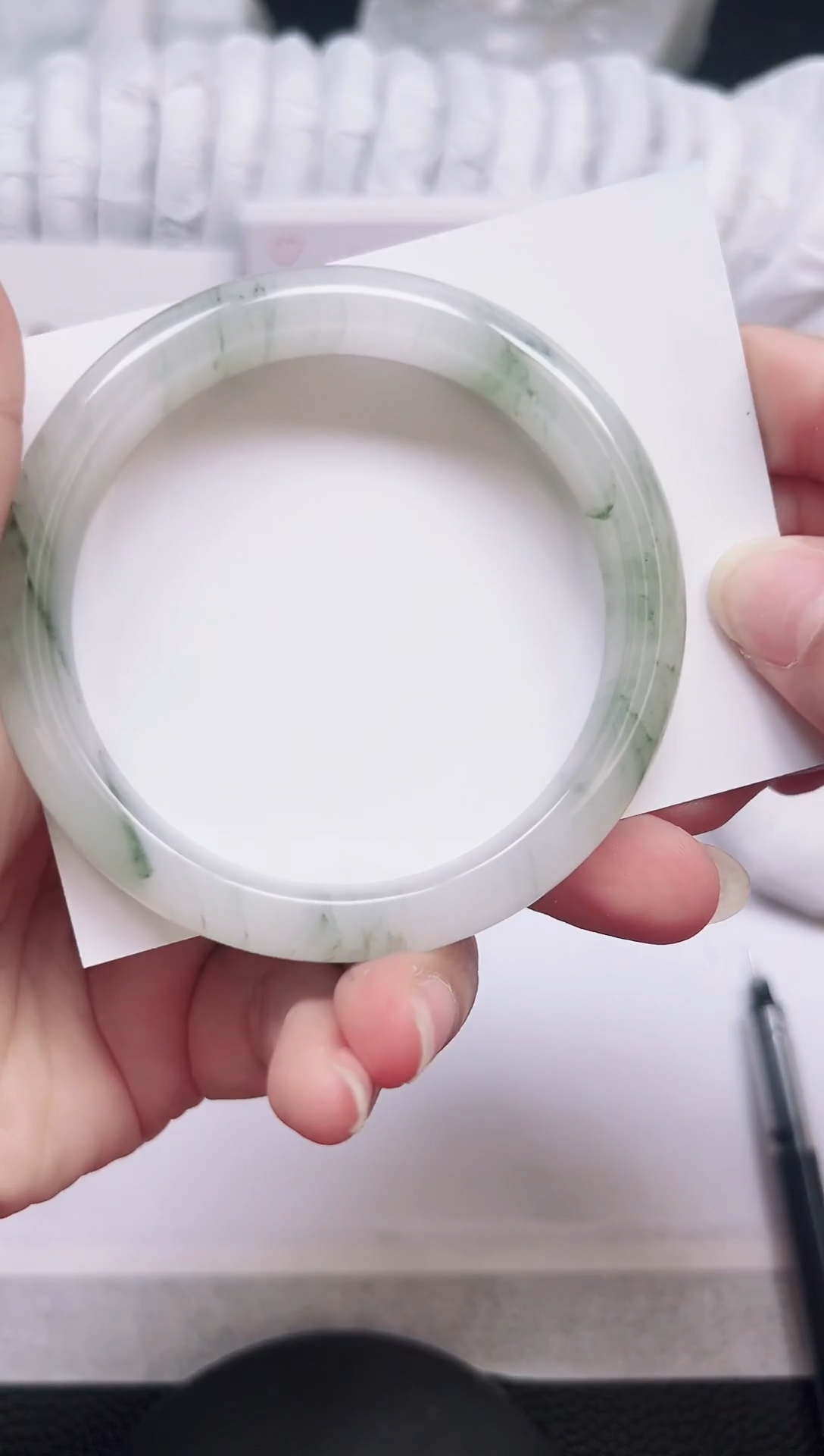 未镶嵌手镯石英质玉290-59.5