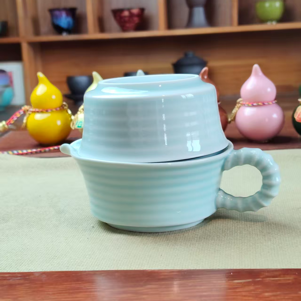 鲁青瓷旅行便携式茶具093(80ml)