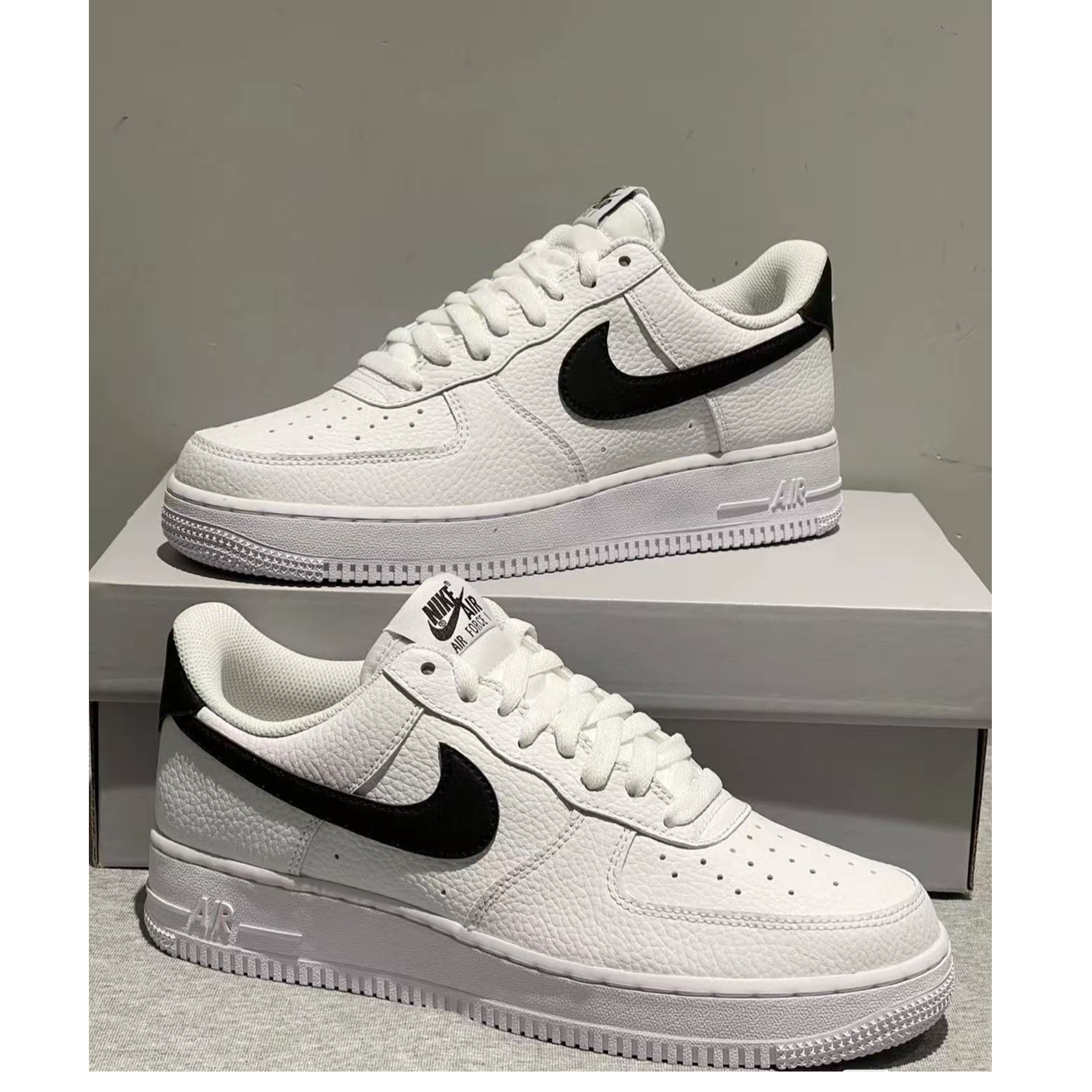 NIKE/耐克Air Force 1空军小权志龙黑白经典板鞋AF1男款CT2302100