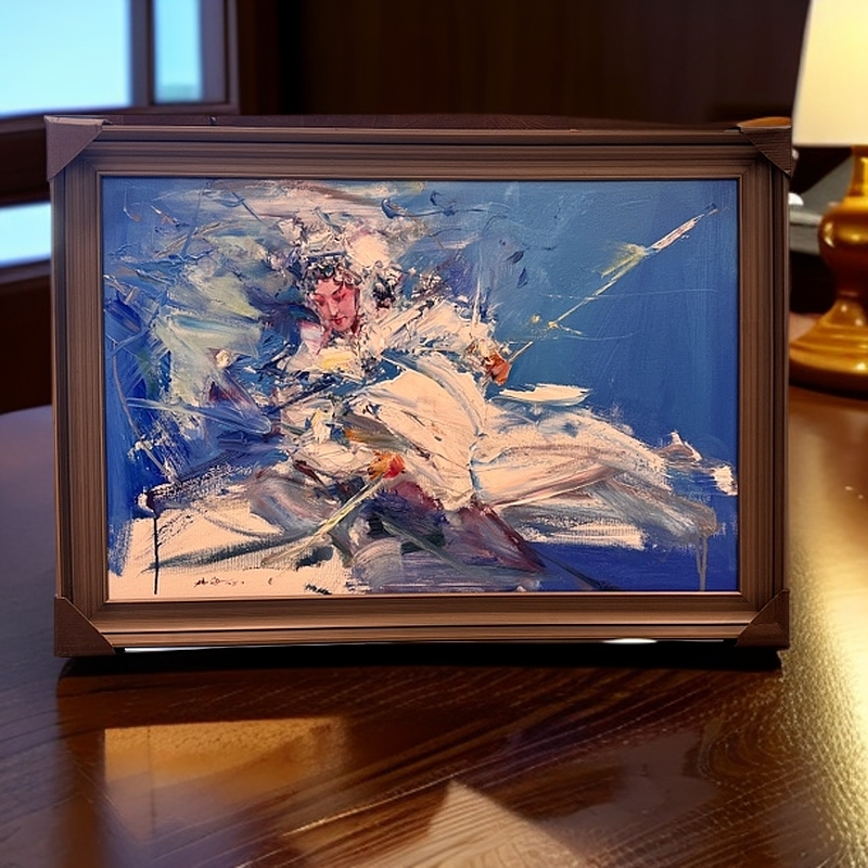 林海艺术原创油画穆桂英现代简约客厅卧室书房卧室通道玄关画