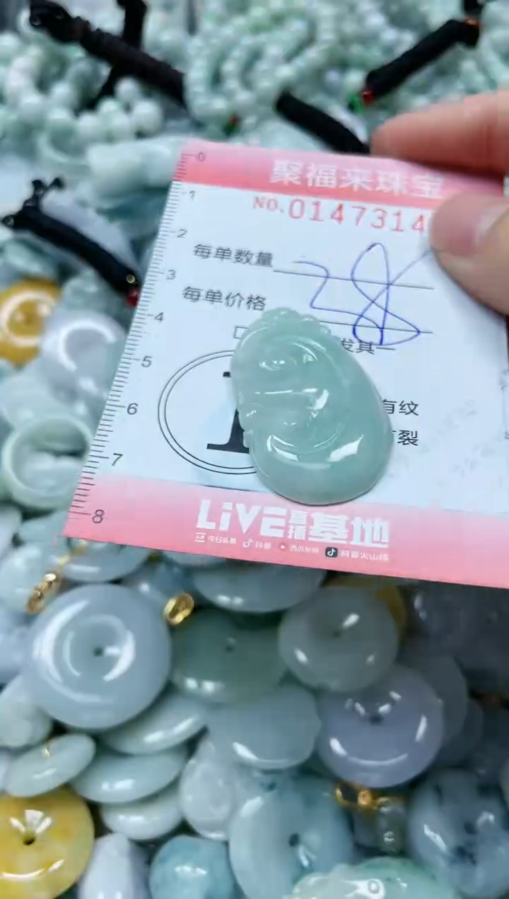 翡翠未镶嵌颈饰闪购0147314