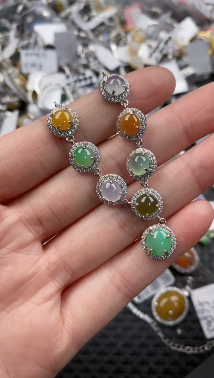 银S925镶嵌戒指翡翠11               1