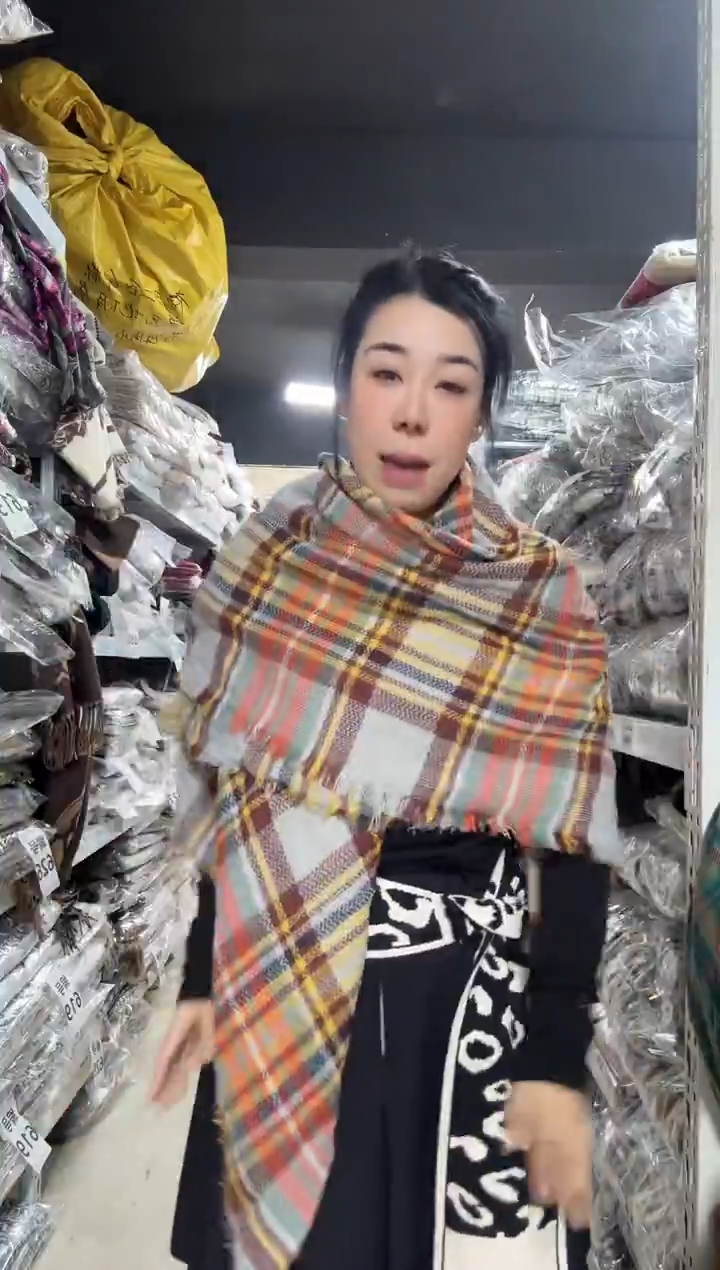 亚麻芳姐围巾福利121