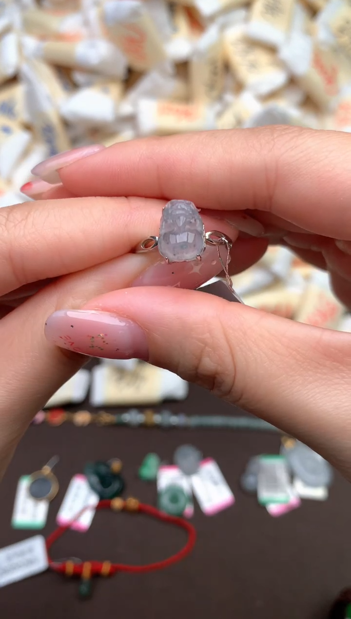 【闪购商品】翡翠戒指银S925镶嵌  — 