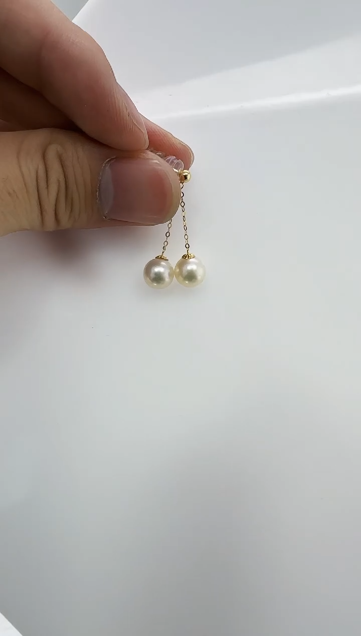 【闪购商品】海水珍珠DA18K金镶嵌c559 珍珠8