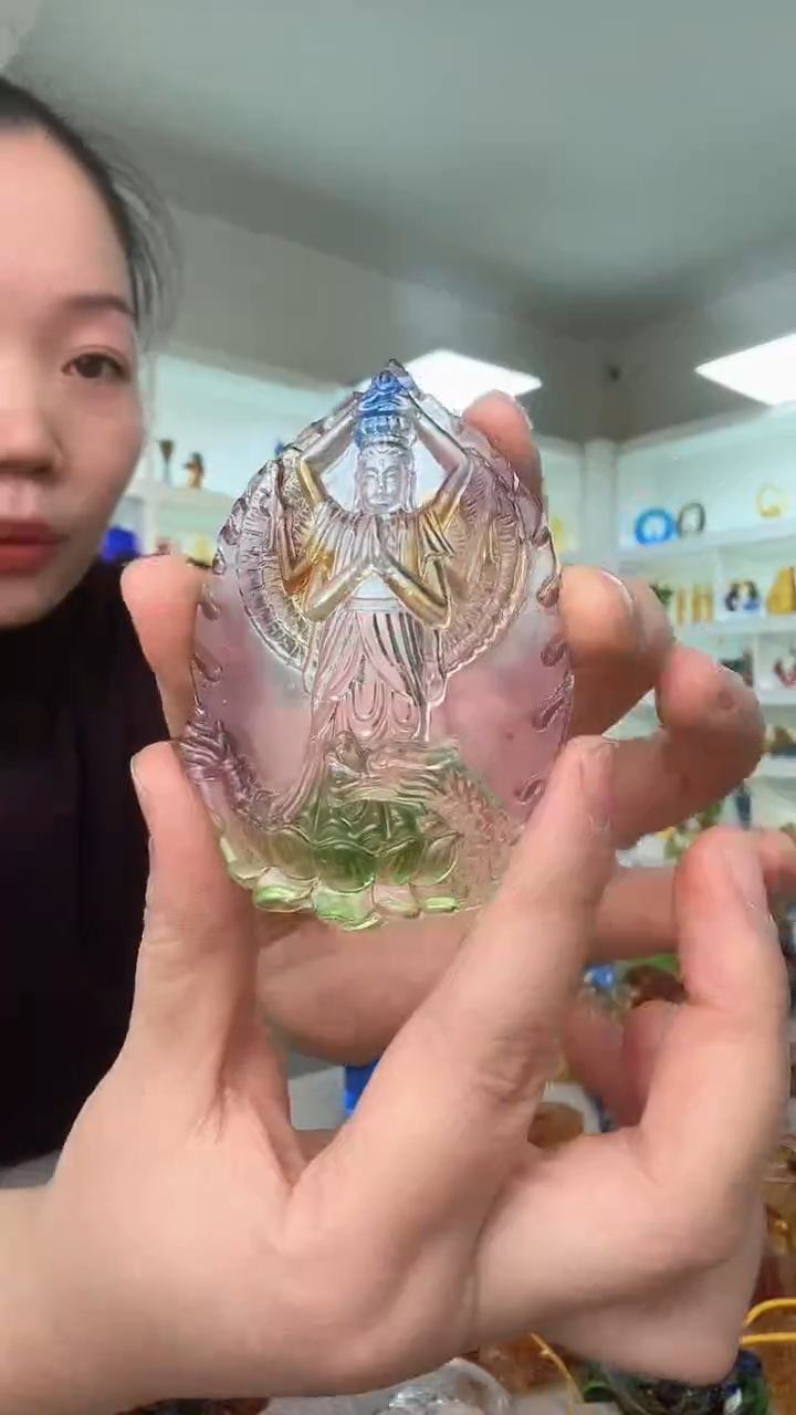 手工艺品琉璃千手