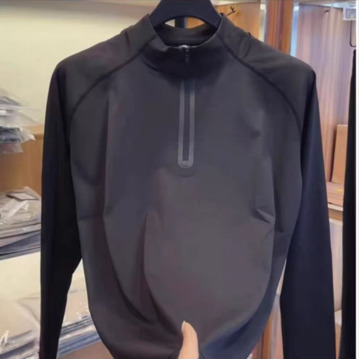 【1号链接】1226化骨龙立领半拉链春秋款速干卫衣