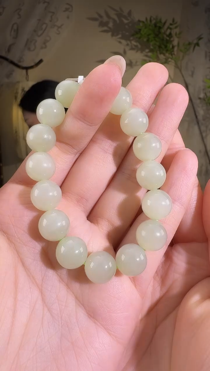 手串未镶嵌和田玉手串 