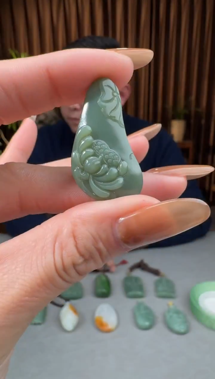 颈饰未镶嵌和田玉38潘老师12.23多样性拍一发一