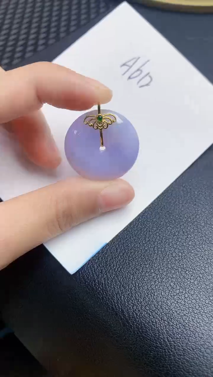 【闪购商品】翡翠颈饰18K金镶嵌000000000