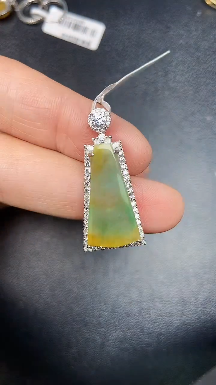 银S925镶嵌戒指翡翠5400