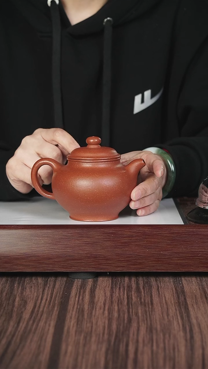 【闪购商品】紫砂茶壶xj  红降坡 掇只