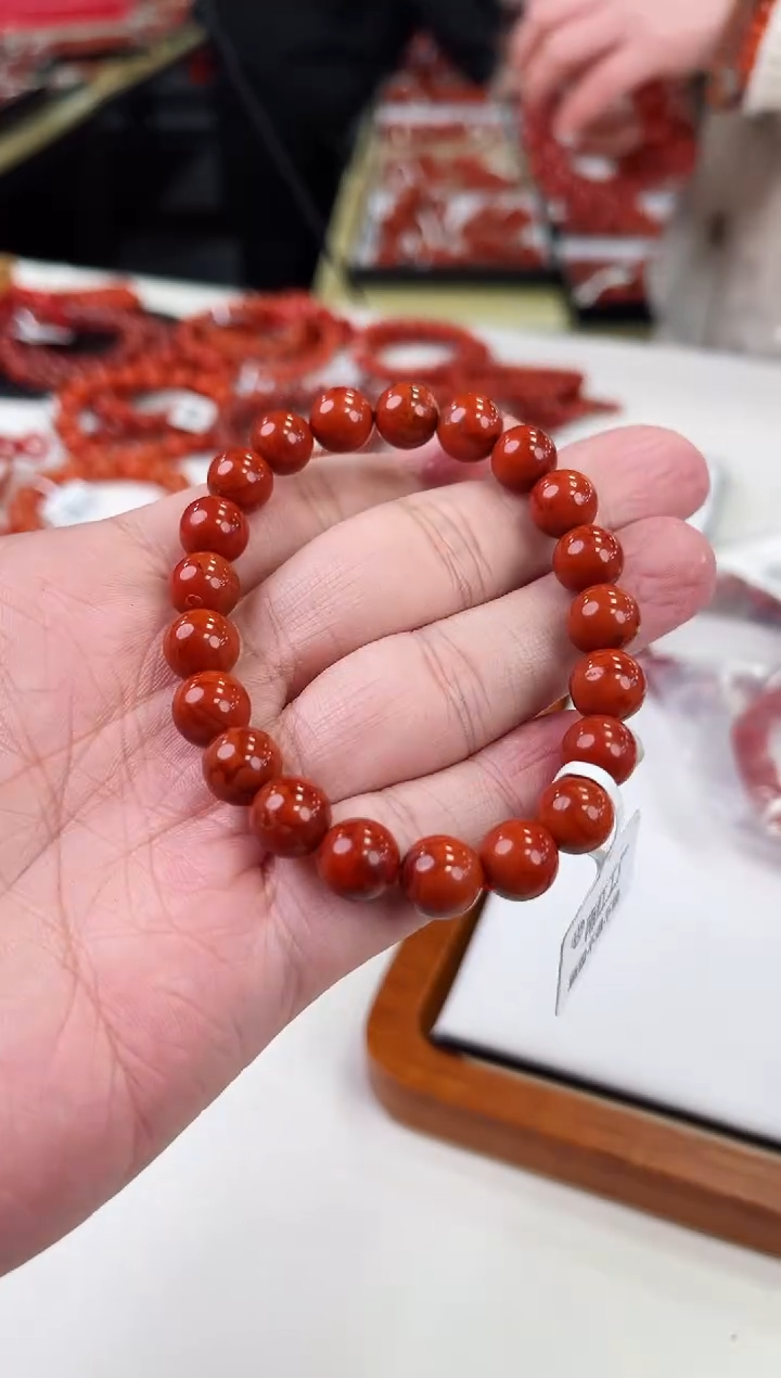 【闪购商品】南红玛瑙瓦西手串9+未镶嵌一个/条
