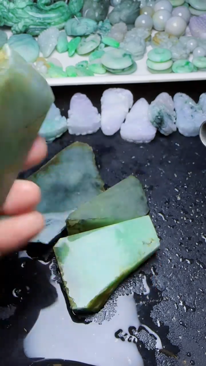 未镶嵌挂件翡翠孤**雪040