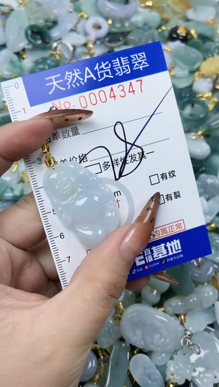 【闪购商品】翡翠颈饰未镶嵌天然A货翡翠